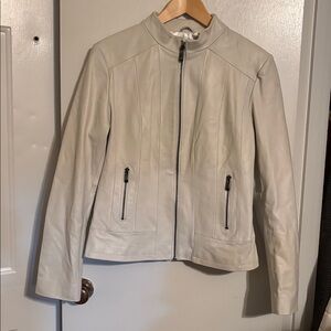 Pelle Studio Women's cream Leather Jacket